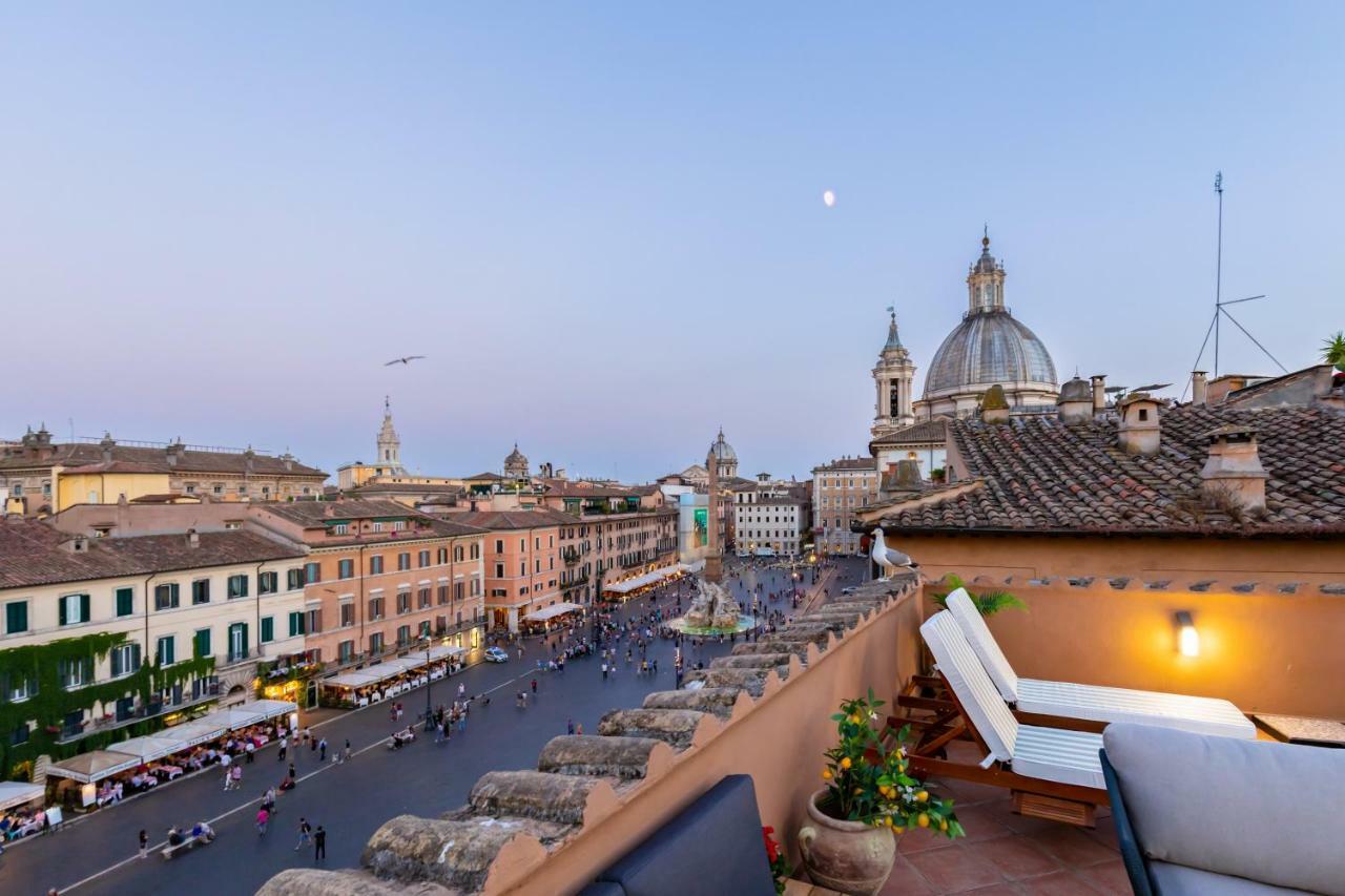 Ferienwohnung Presidential Penthouse Navona Rom Exterior foto
