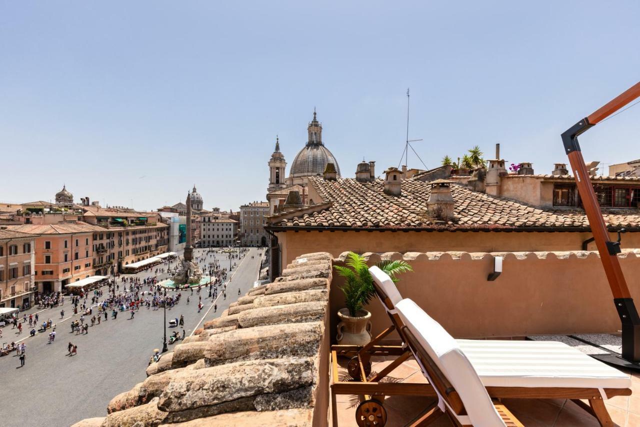 Ferienwohnung Presidential Penthouse Navona Rom Exterior foto