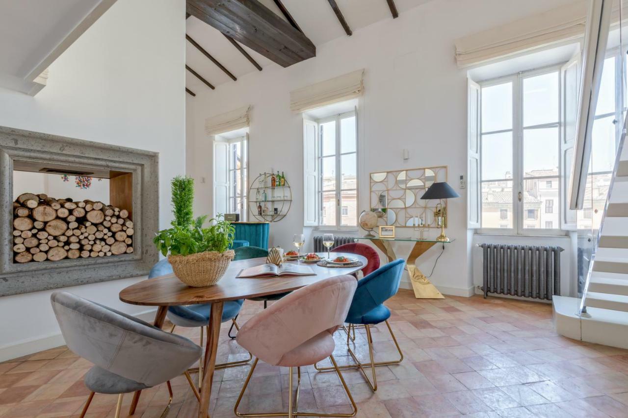Ferienwohnung Presidential Penthouse Navona Rom Exterior foto