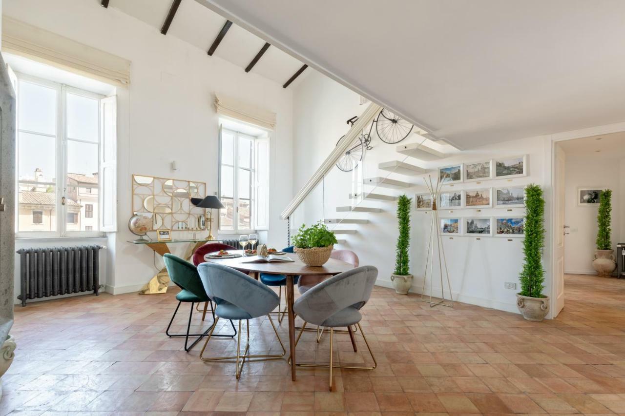 Ferienwohnung Presidential Penthouse Navona Rom Exterior foto