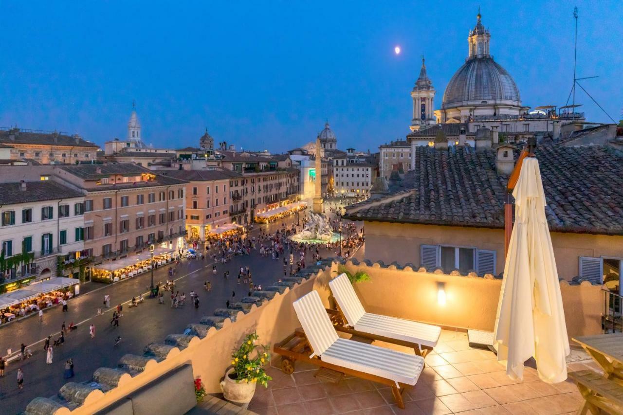 Ferienwohnung Presidential Penthouse Navona Rom Exterior foto
