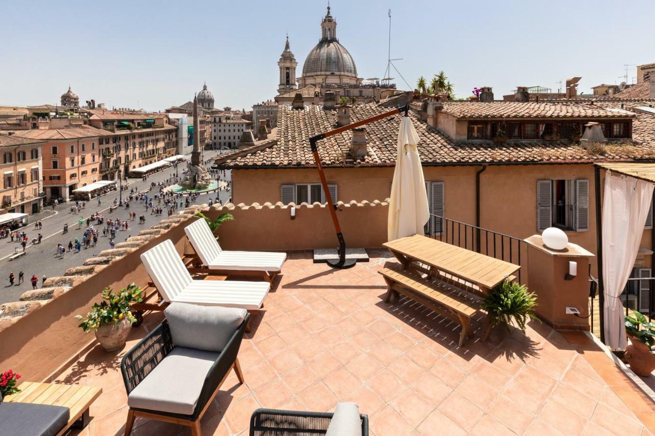 Ferienwohnung Presidential Penthouse Navona Rom Exterior foto